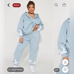 Light blue jogger set